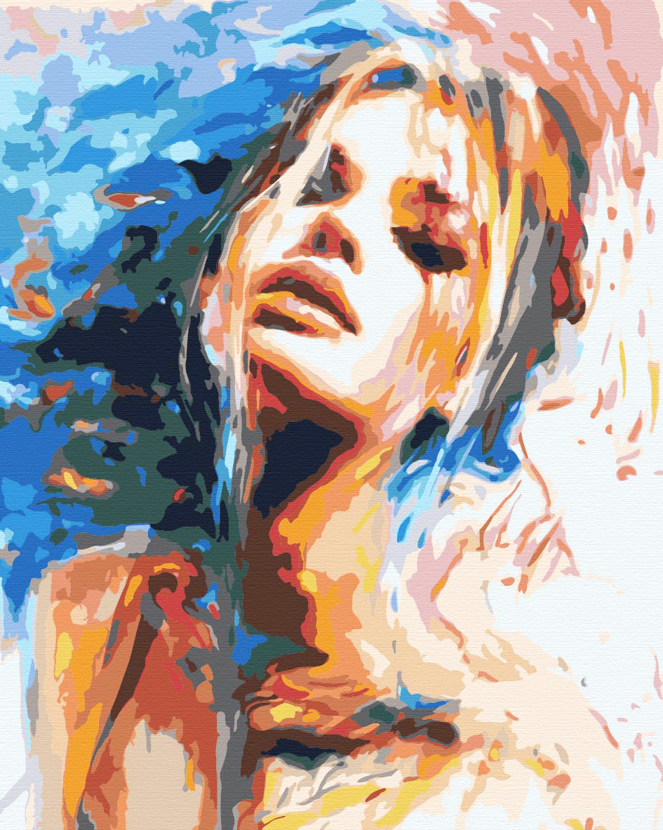 

Картина по номерам на холсте с подрамником МыРисуем "Девушка АРТ" 1909, 909