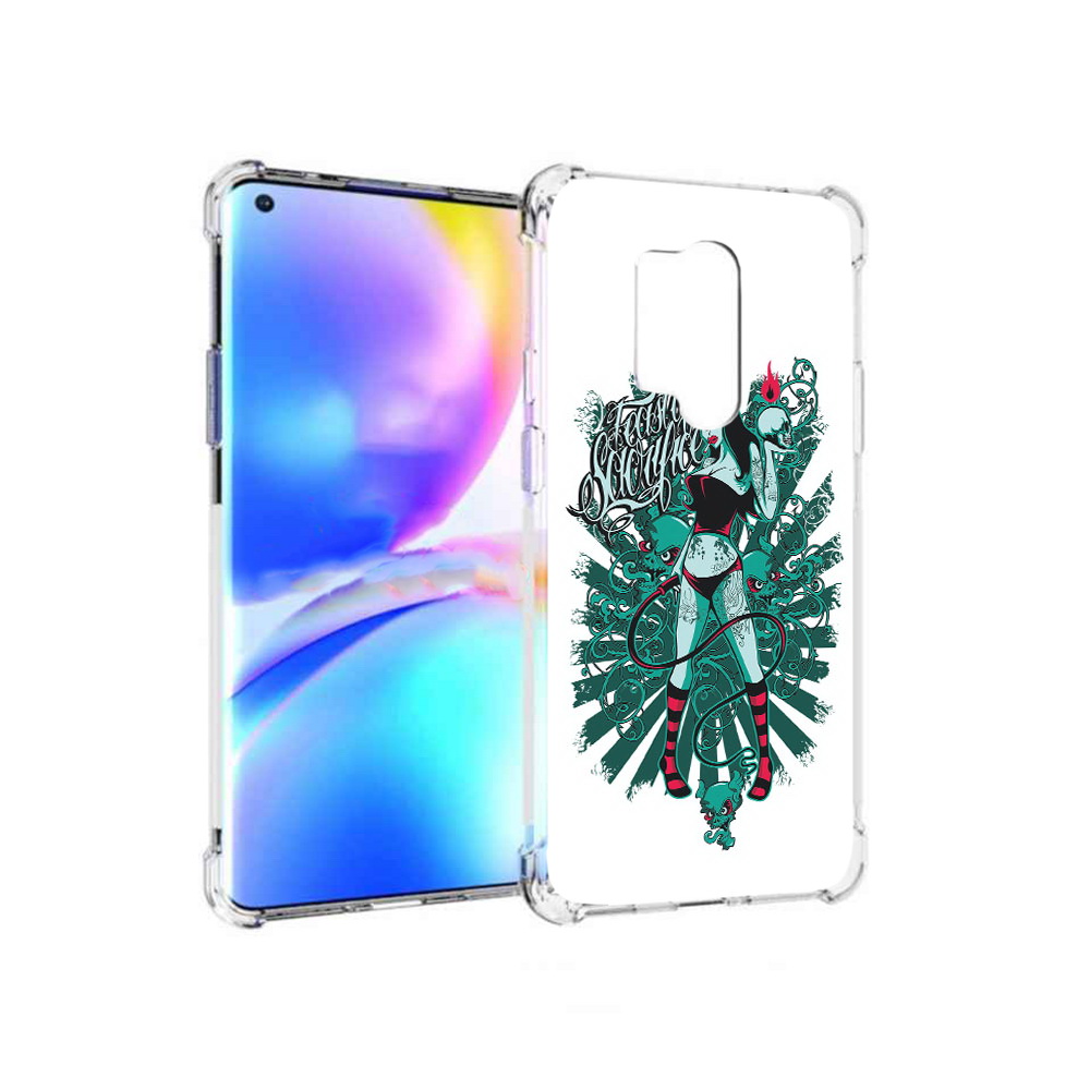 

Чехол MyPads Tocco для OnePlus 8 Pro нарисованная девушка в татуировках (PT148281.139.499), Прозрачный, Tocco