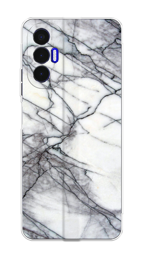 

Чехол на Tecno Pova 3 "Минералы 11", Серый;черный, 301550-1