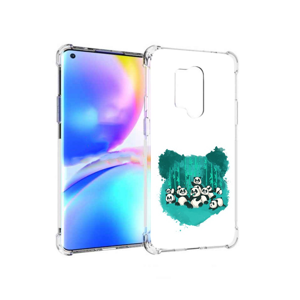 

Чехол MyPads Tocco для OnePlus 8 Pro нарисованные панды (PT148281.139.508), Прозрачный, Tocco