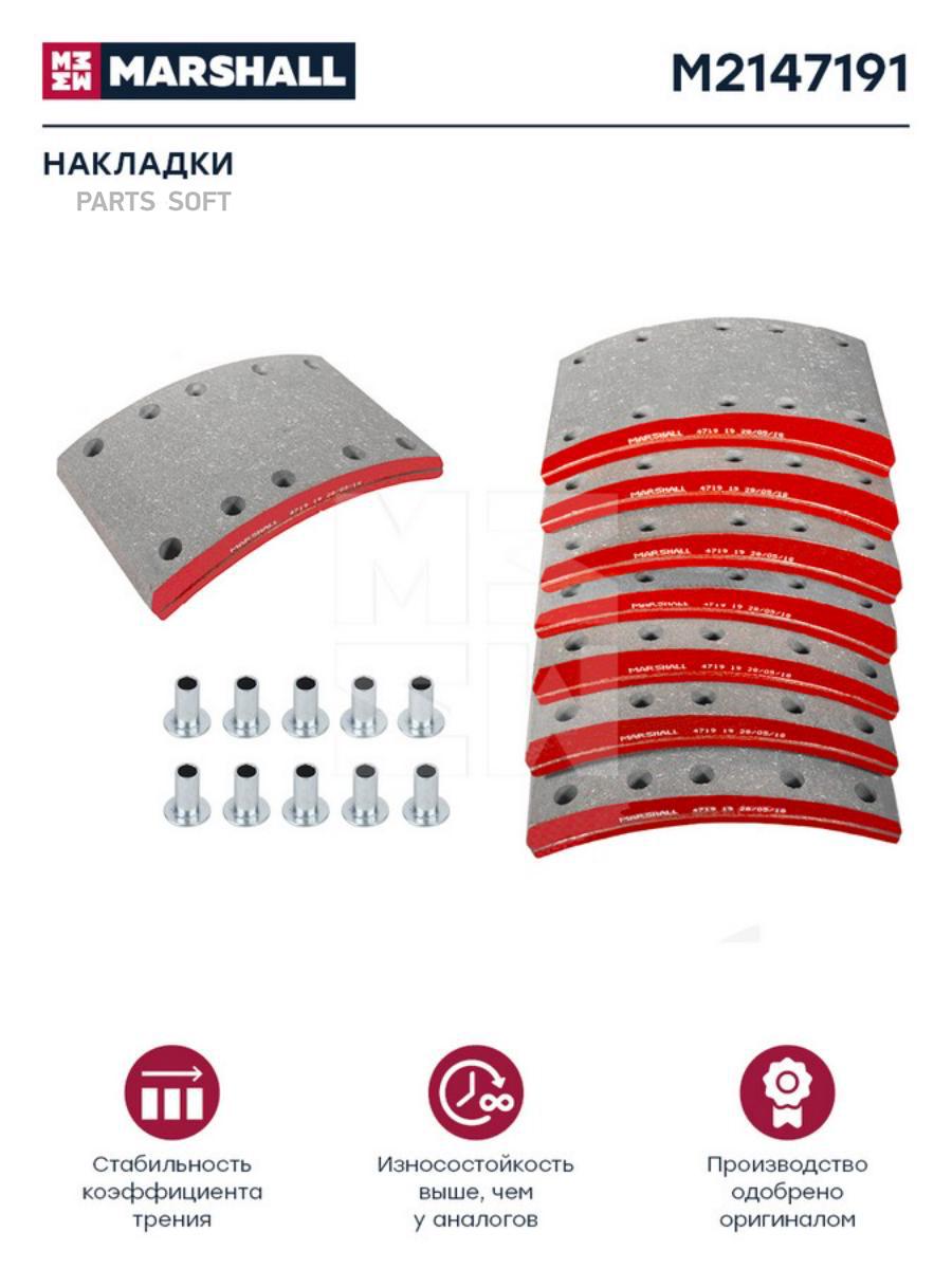 

Накладки торм. компл. HCV