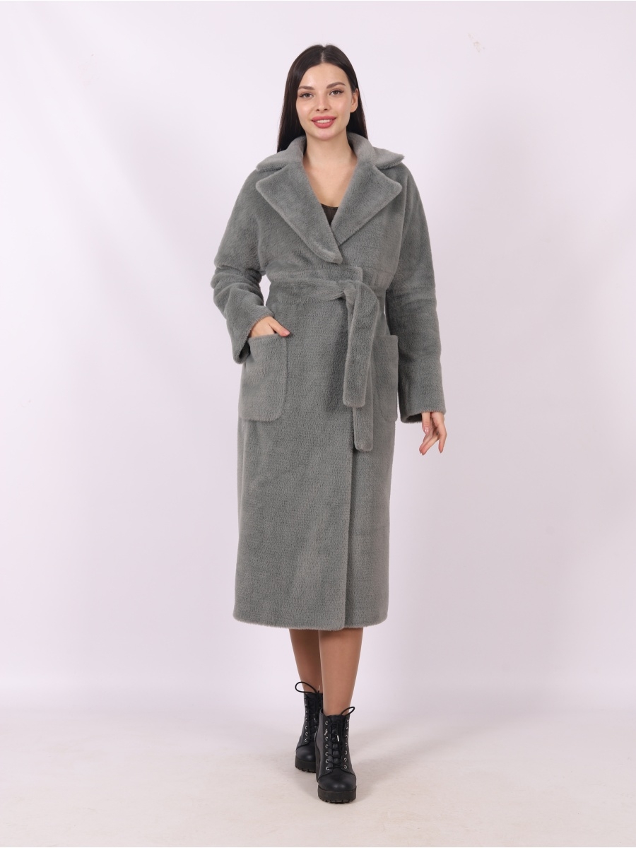 

Пальто женское Louren Wilton К-002-LW серое 48 RU, К-002-LW