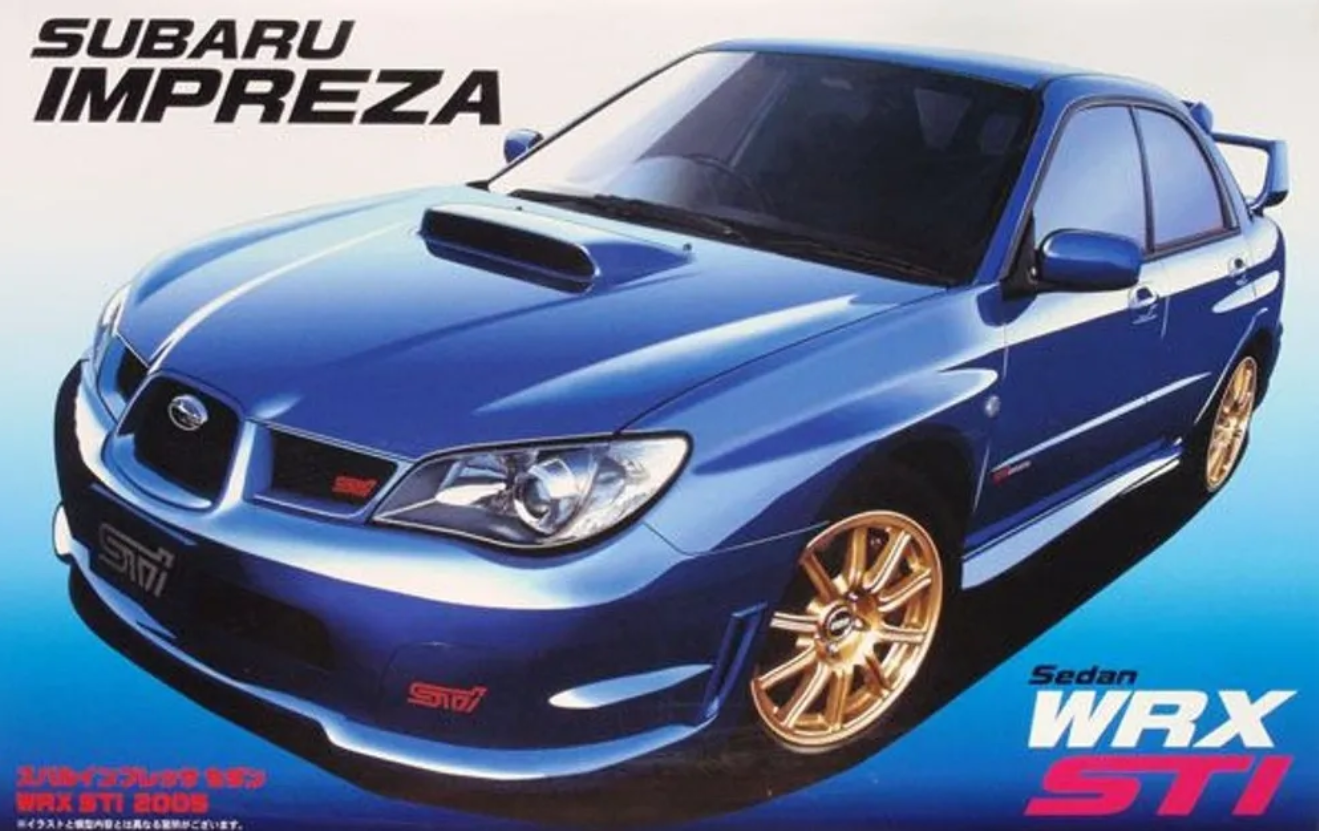 

FU03669 Сборная модель Subaru ImprezaWRX Sti 2005