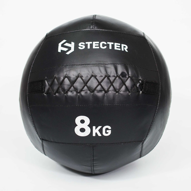 

Медбол STECTER 8 кг (черный), S01
