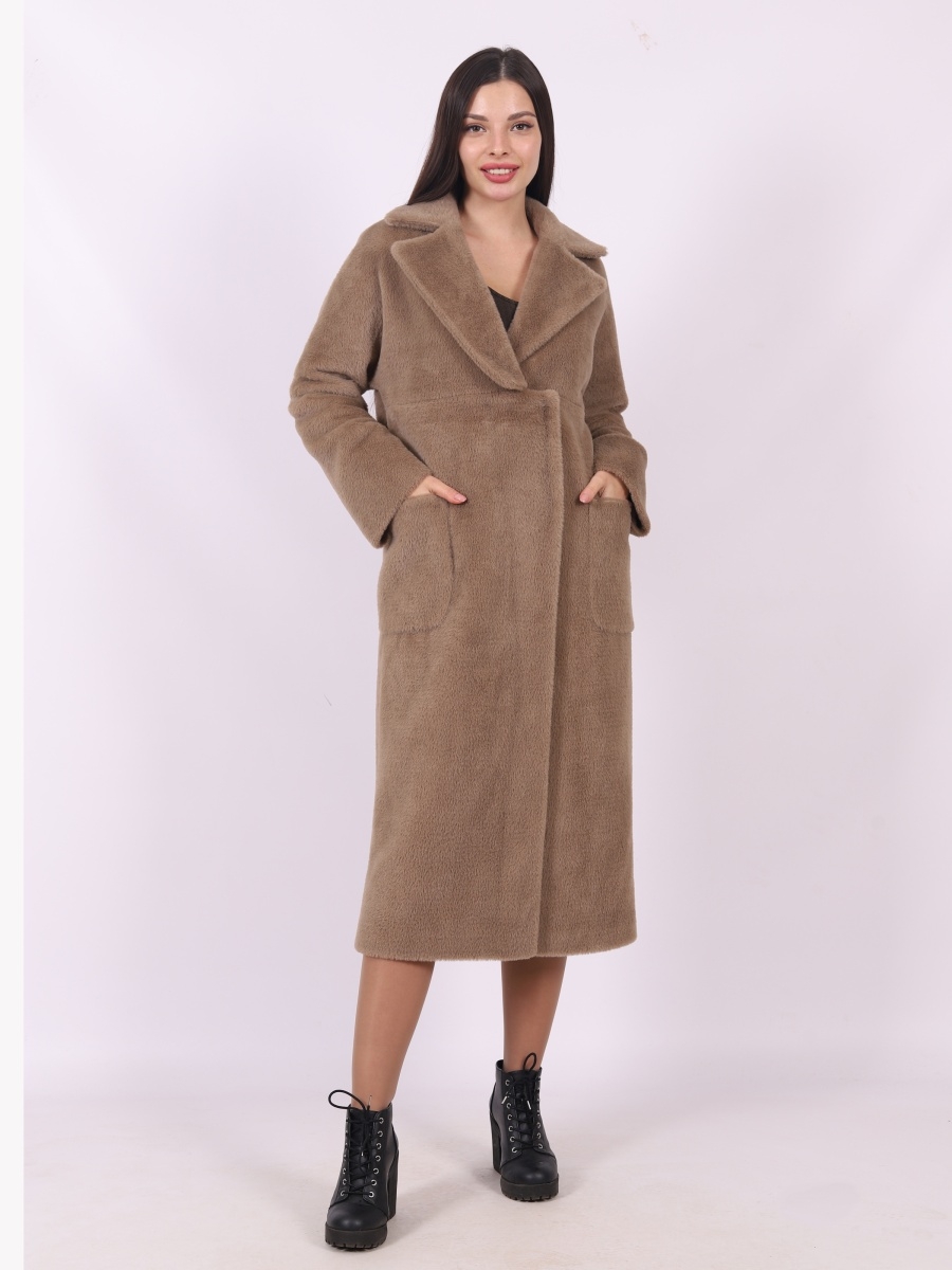 

Пальто женское Louren Wilton К-002-LW бежевое 48 RU, К-002-LW