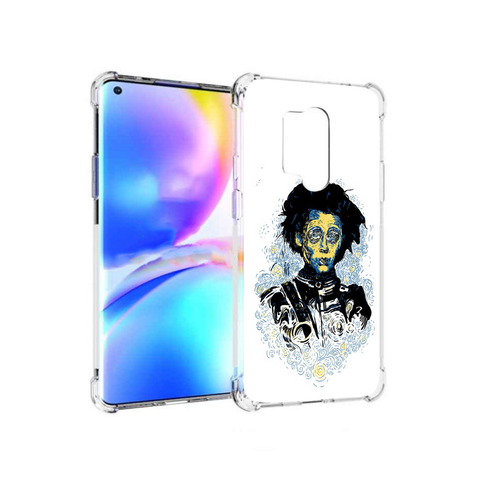 

Чехол MyPads Tocco для OnePlus 8 Pro парень черно-белый абстракция (PT148281.139.535), Прозрачный, Tocco