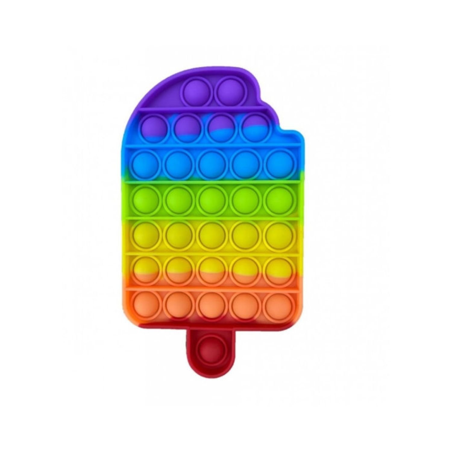 

Игрушка-антистресс Pop it Эскимо, Разноцветный