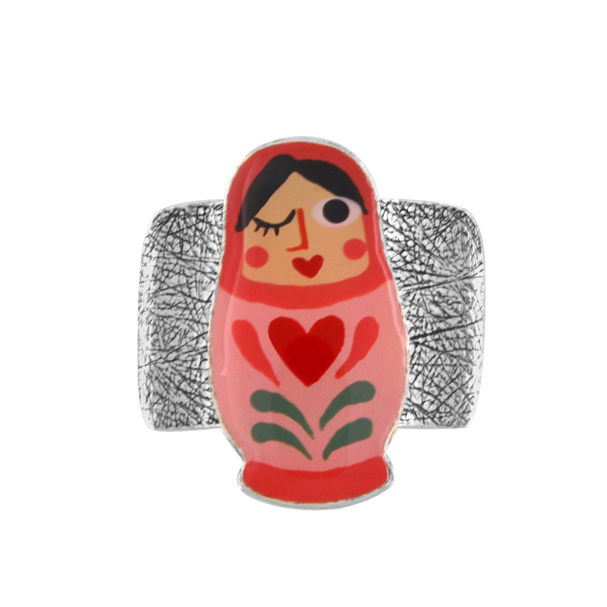 

Кольцо из бижутерного сплава TARATATA TT-W24-03406-10M, смола, TT-W24-03406-10M