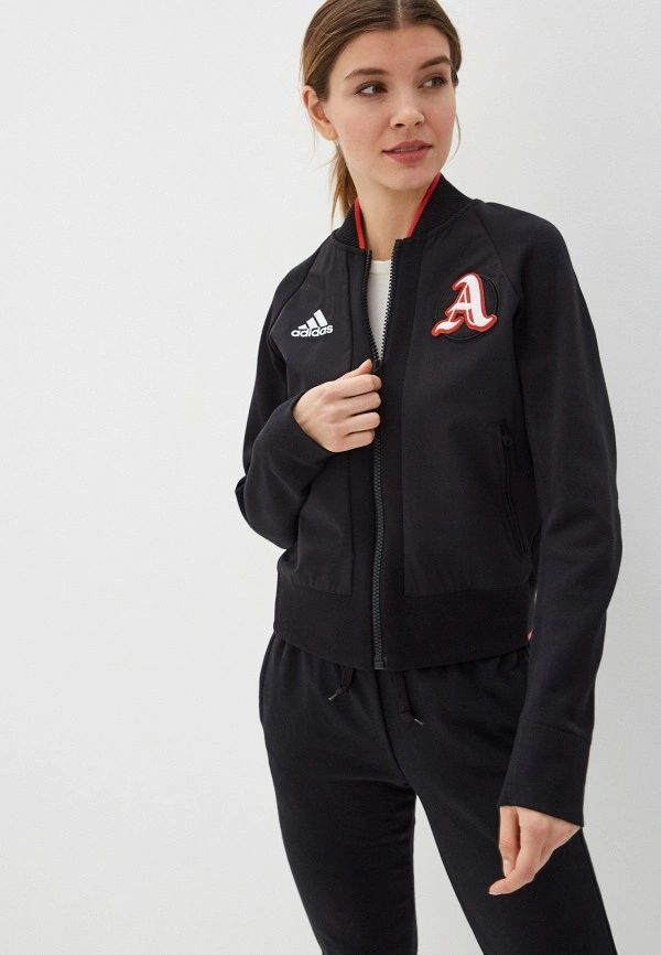 Олимпийка женская Adidas VRCT Jacket Sports Stylish FI9214 черная 2XS 2243₽