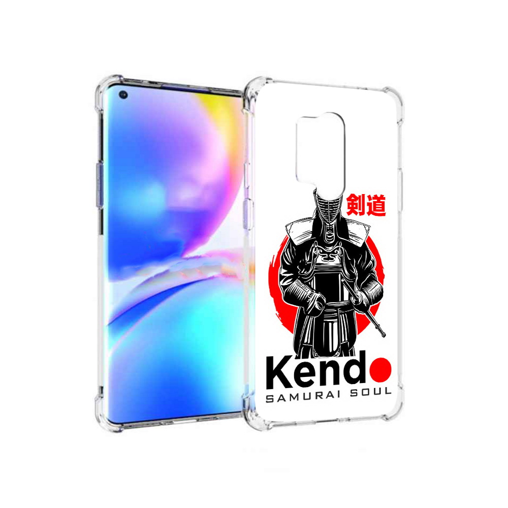 

Чехол MyPads Tocco для OnePlus 8 Pro рисованый самурай (PT148281.139.581), Прозрачный, Tocco