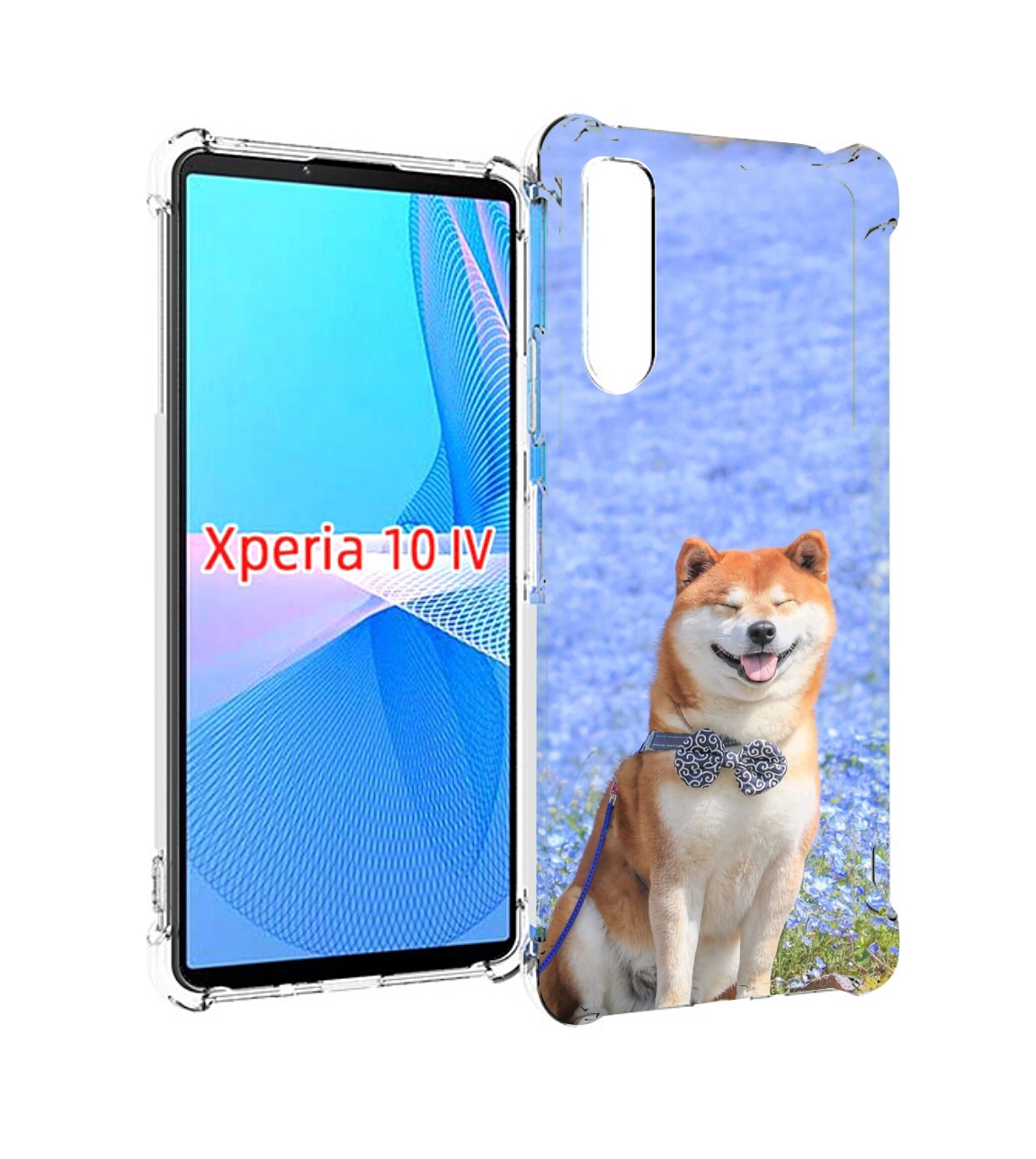 

Чехол MyPads сиба шиба ину 2 для Sony Xperia 10 IV (10-4), Прозрачный, Tocco