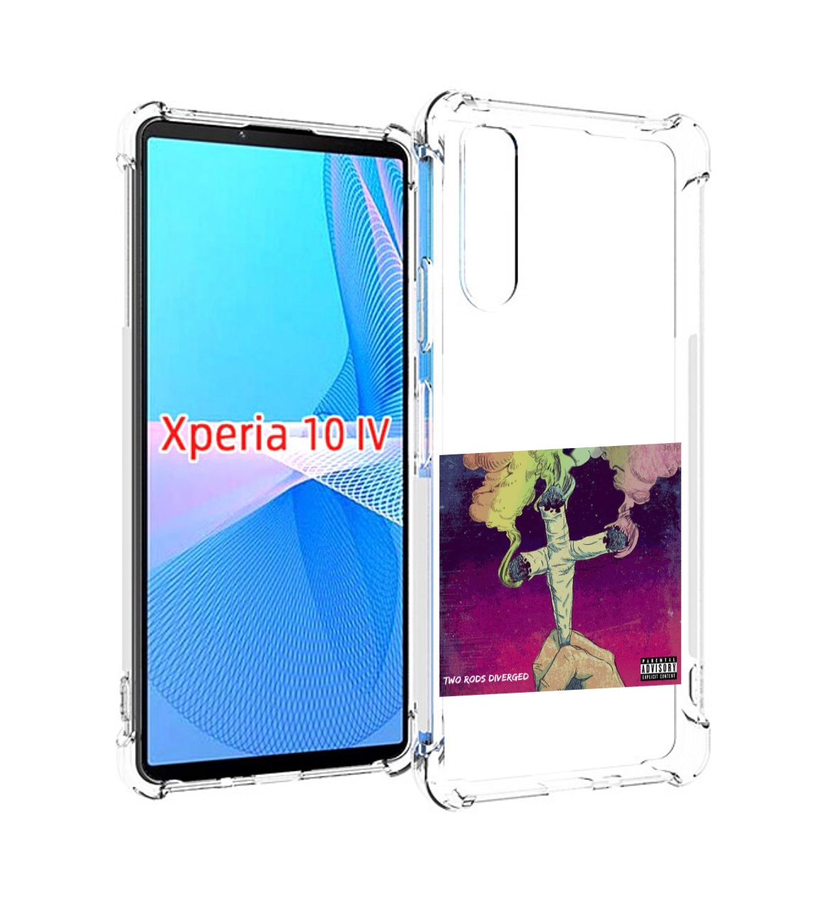 

Чехол MyPads сигаретный крест для Sony Xperia 10 IV (10-4), Прозрачный, Tocco