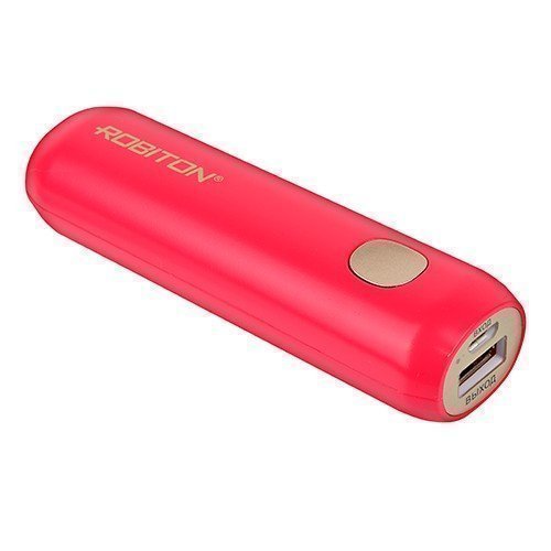 фото Внешний аккумулятор robiton power bank li3.4 rose (розовый) 3350мач bl1