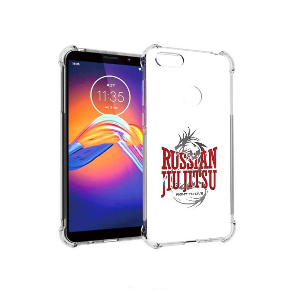 

Чехол MyPads Tocco для Motorola Moto E6 джиу джитсу (PT227058.343.321), Прозрачный, Tocco