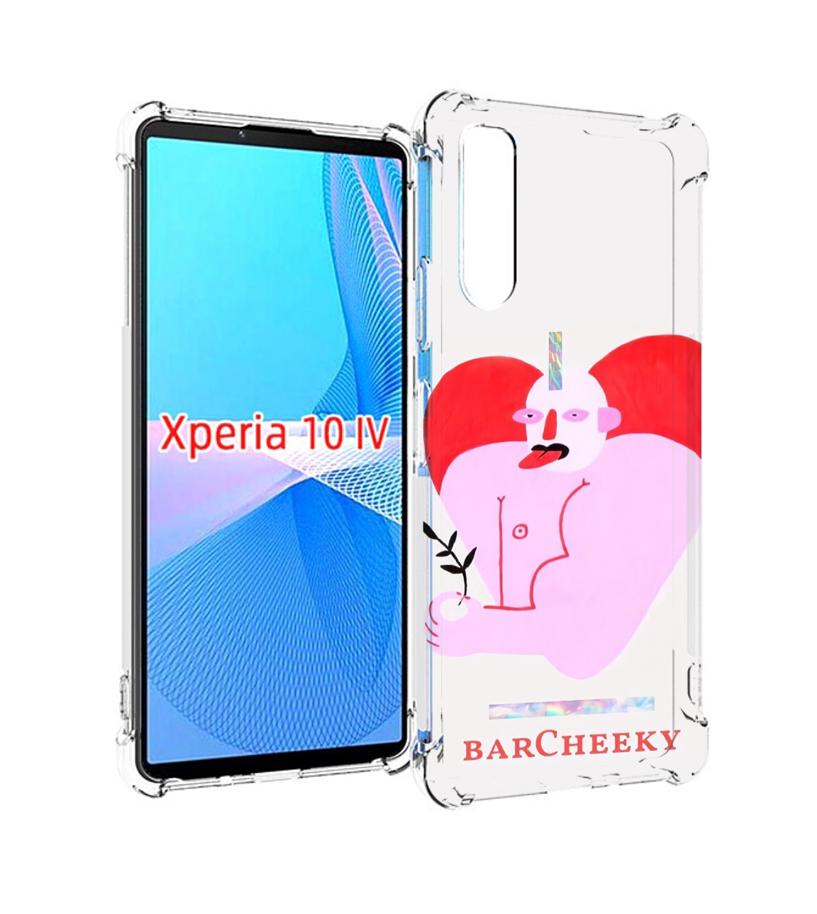 

Чехол MyPads силач в сердце женский для Sony Xperia 10 IV (10-4), Прозрачный, Tocco