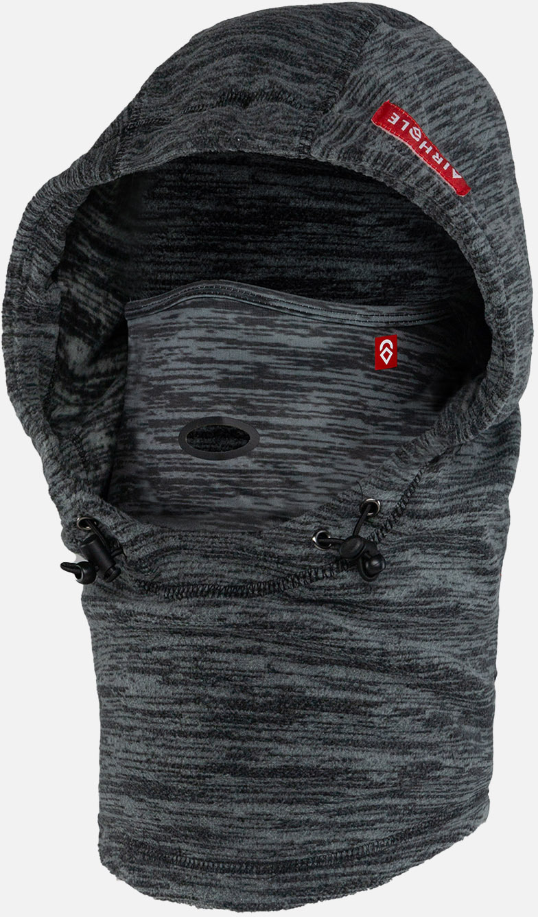 фото Шарф-капюшон airhole 2+1 airhood microfleece heather black