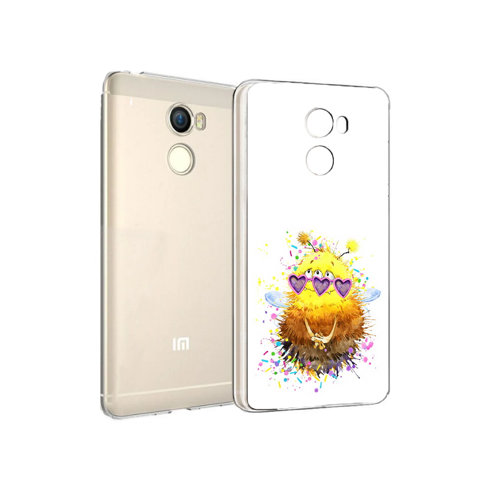 

Чехол MyPads Tocco для Xiaomi Redmi 4 Пушитый шмель (PT47306.287.143), Прозрачный, Tocco