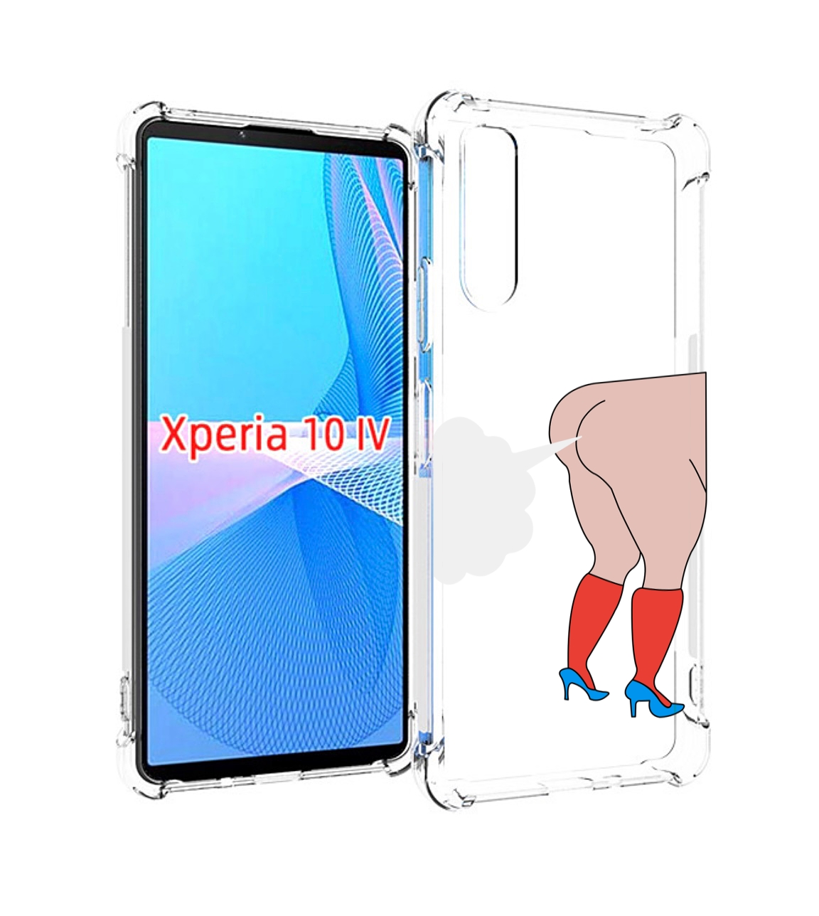 

Чехол MyPads смешная-ситуация детский для Sony Xperia 10 IV (10-4), Прозрачный, Tocco