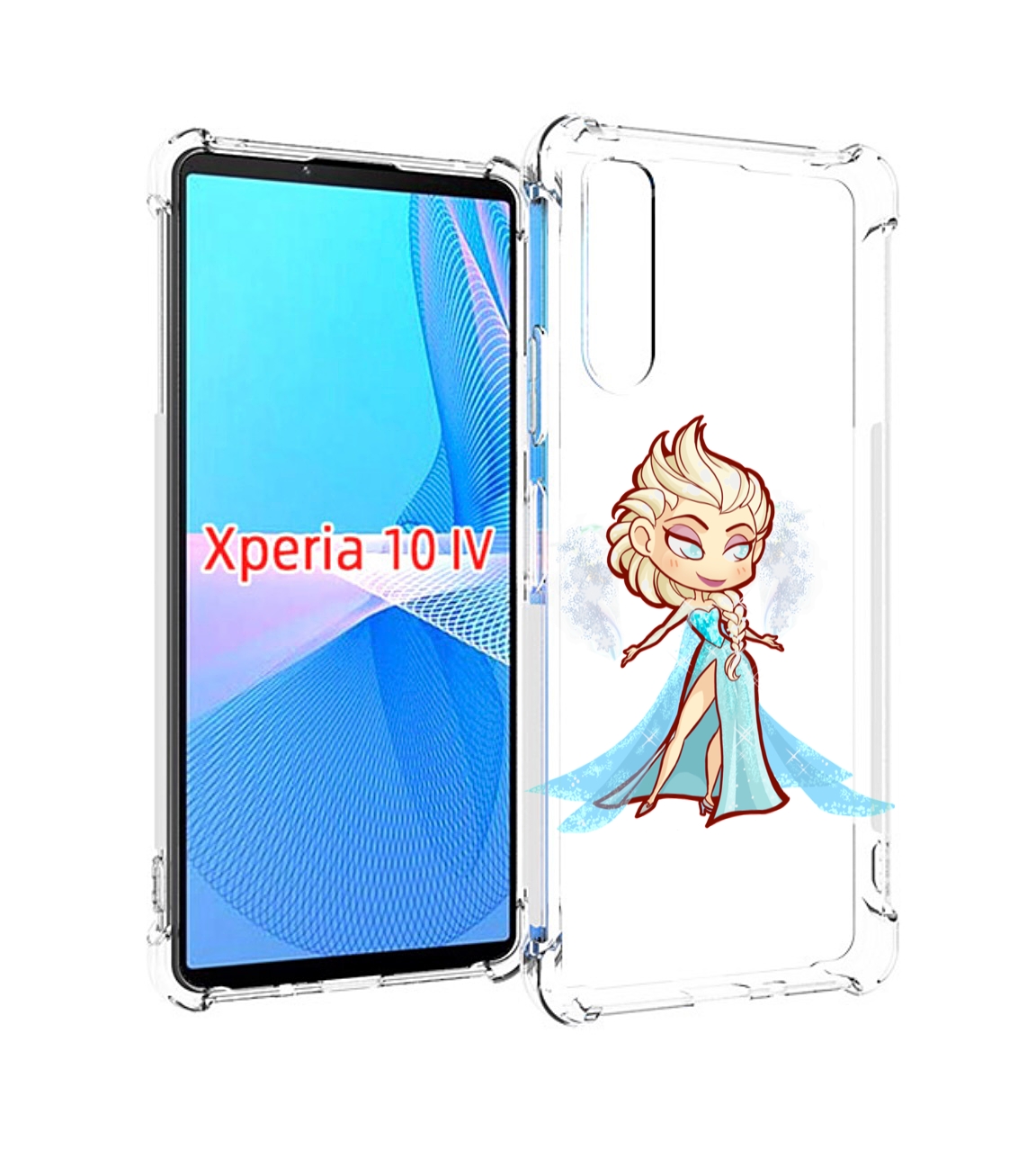 

Чехол MyPads снежная-принцесса женский для Sony Xperia 10 IV (10-4), Прозрачный, Tocco