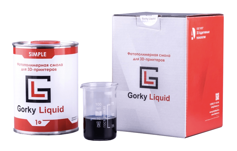 Фотополимер Gorky Liquid Simple Синий, 1 л