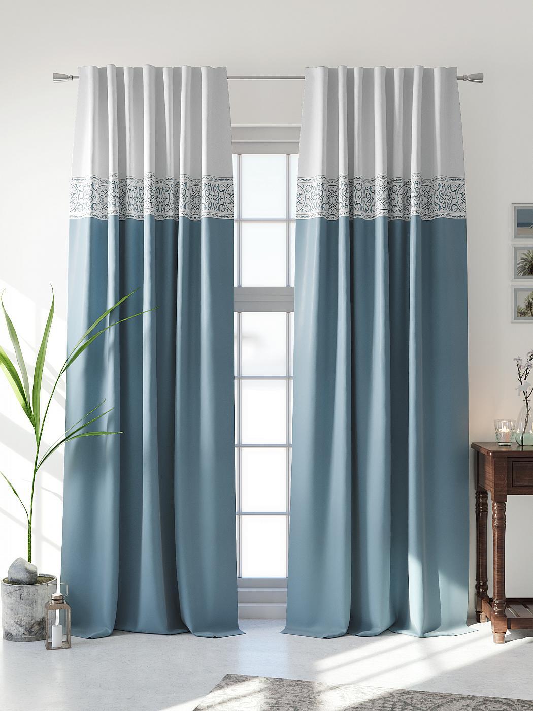 

Комплекты штор AT HOME Рифортис высота 250 см, ширина 150 см, Белый, 986075