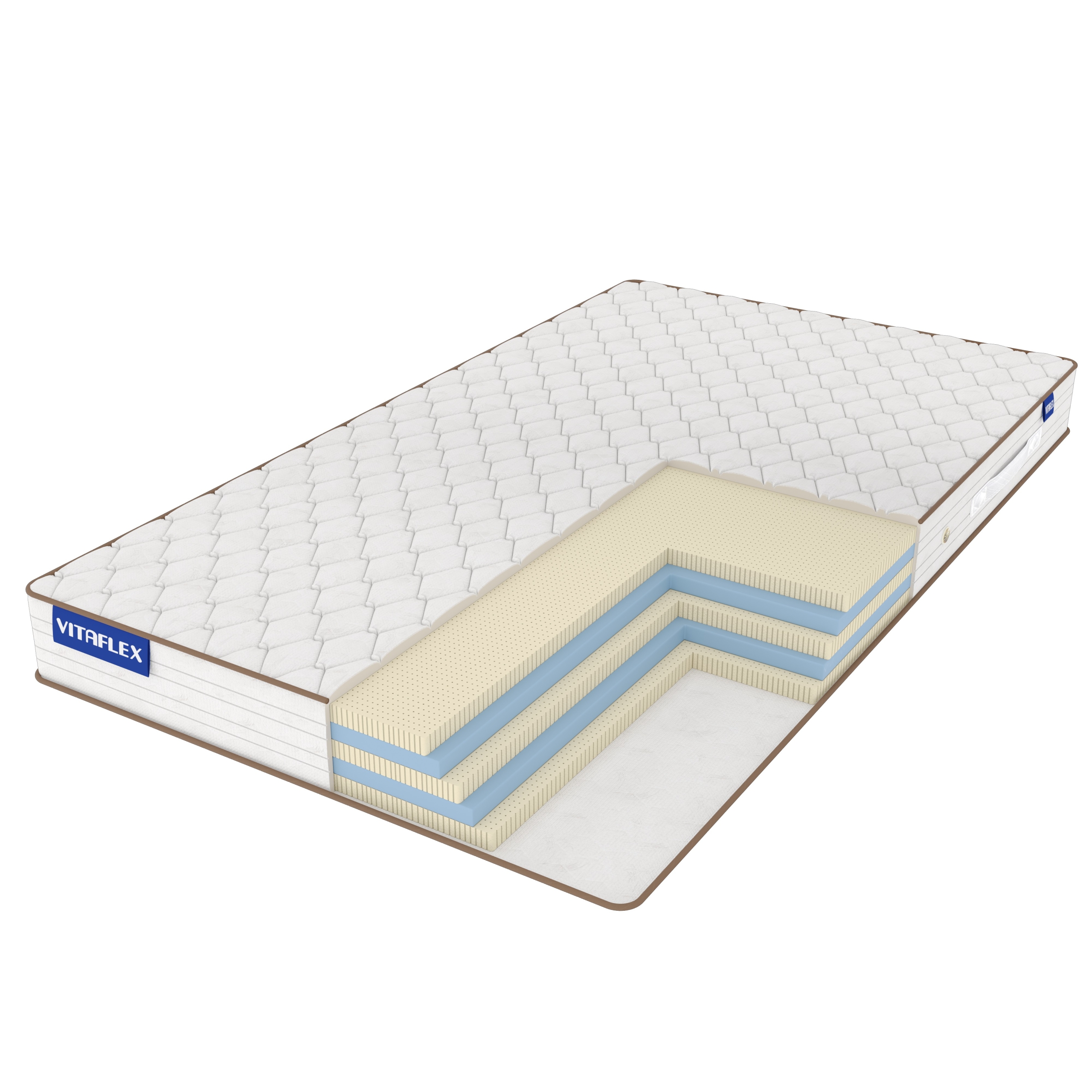 

Матрас Vitaflex Mix Easy-Foam Mini 85х200, Бежевый;белый;серый;серебристый, Easy-Foam Mini