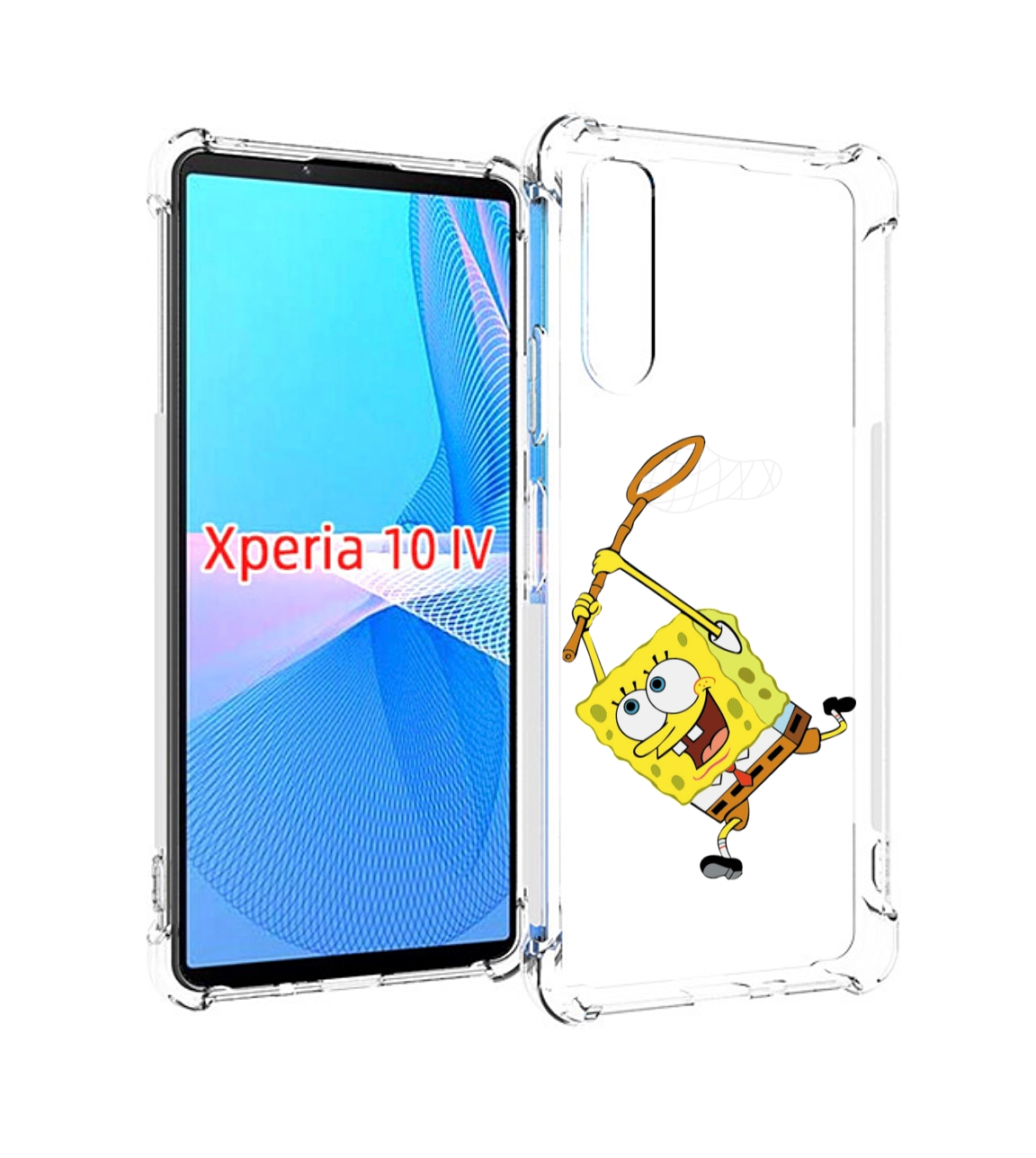 

Чехол MyPads спанчбоб-с-сочком для Sony Xperia 10 IV (10-4), Прозрачный, Tocco