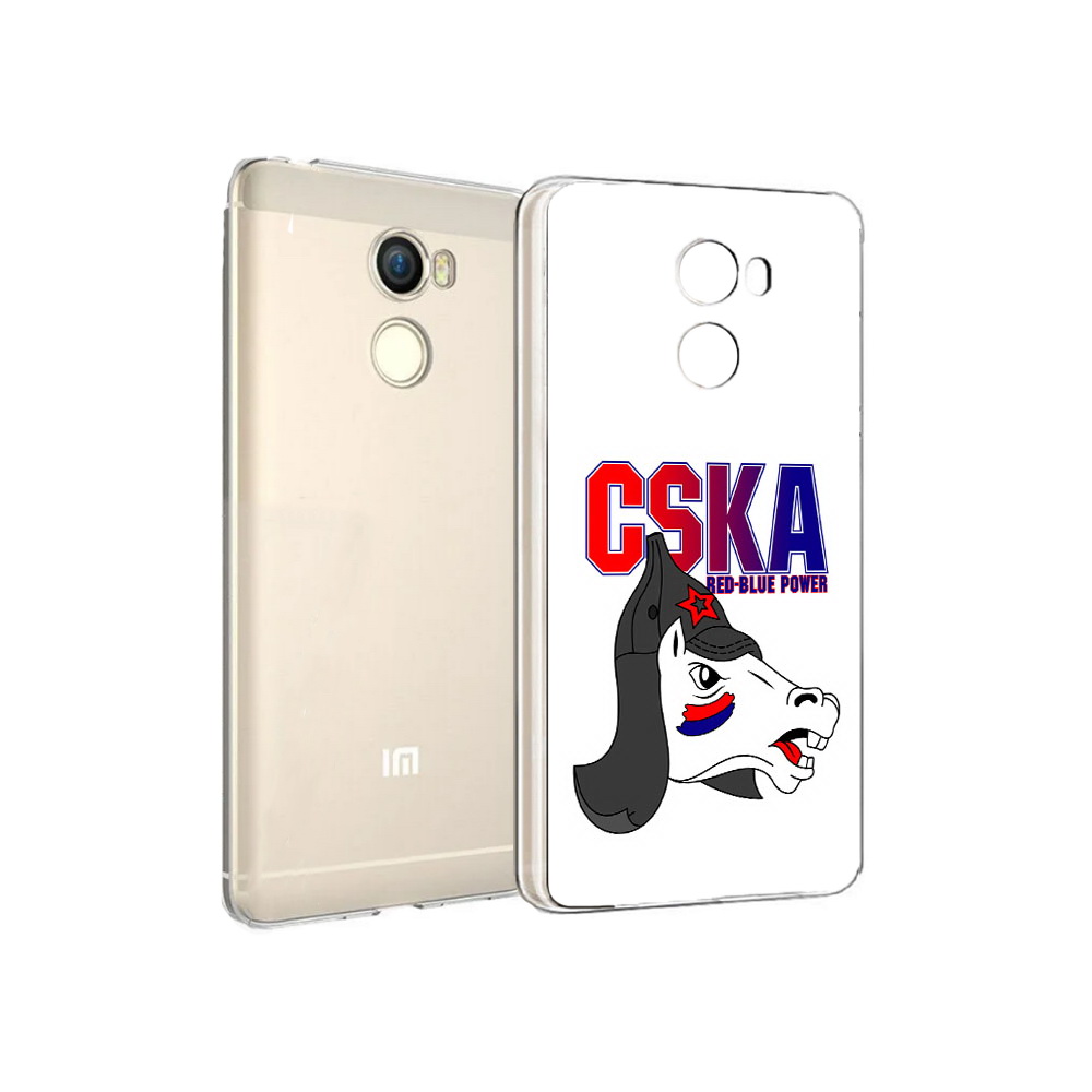 Чехол MyPads Tocco для Xiaomi Redmi 4 ФК ЦСК лошадка россия (PT47306.287.179)