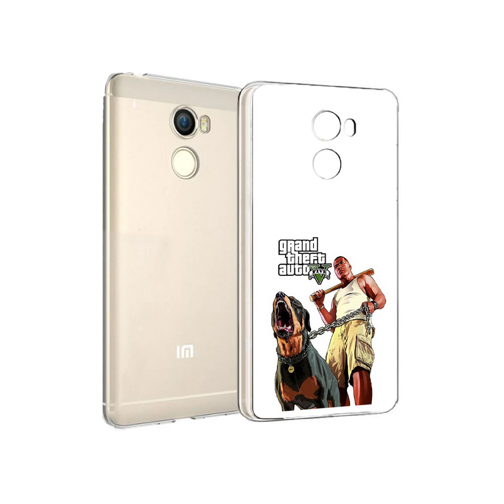 

Чехол MyPads Tocco для Xiaomi Redmi 4 GTA грозная собака (PT47306.287.18), Прозрачный, Tocco