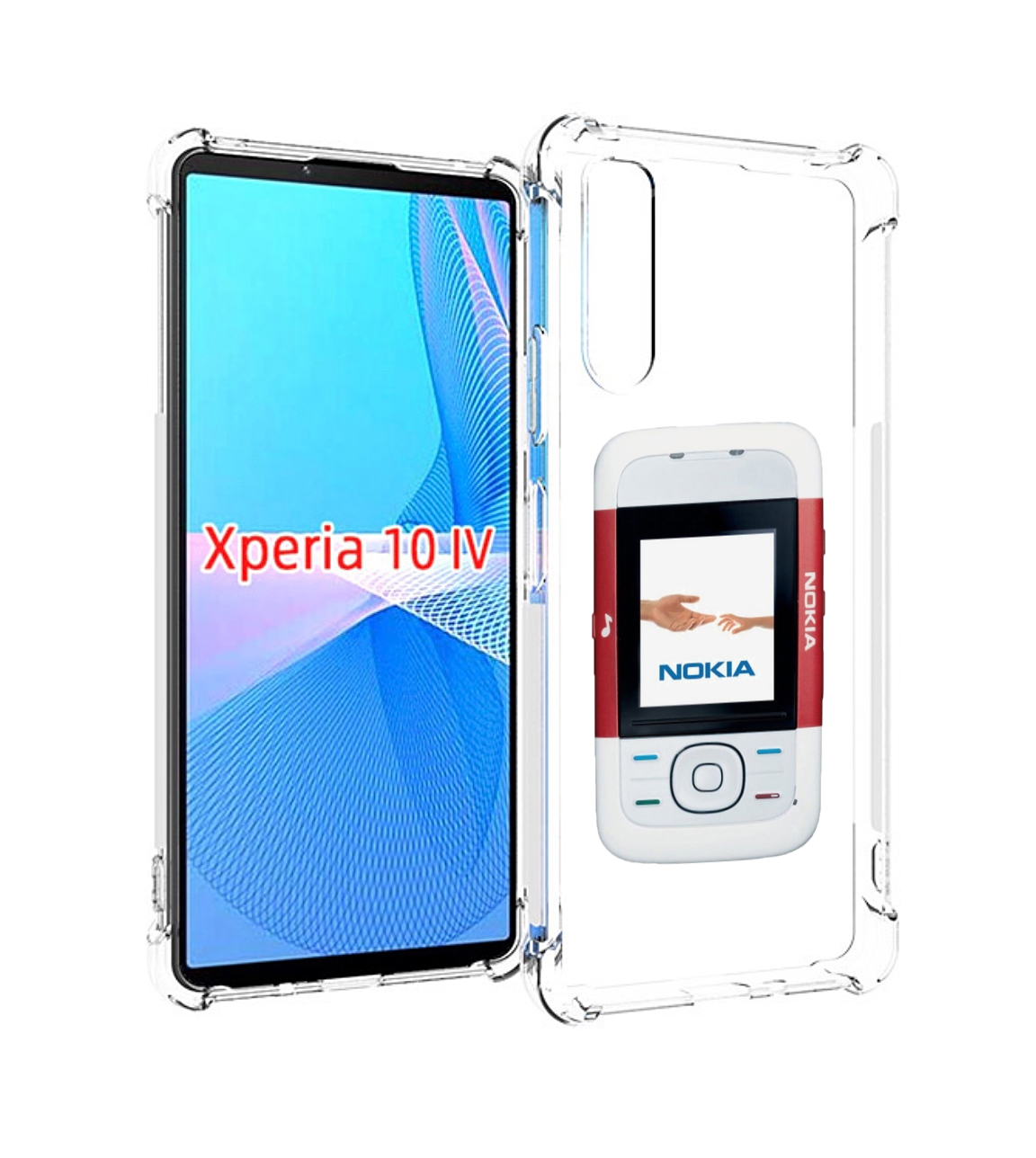 

Чехол MyPads старая нокия для Sony Xperia 10 IV (10-4), Прозрачный, Tocco