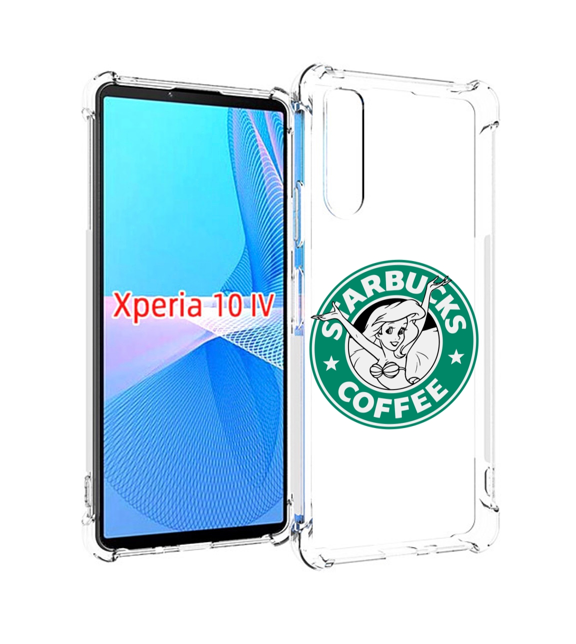 

Чехол MyPads старбакс-кофее для Sony Xperia 10 IV (10-4), Прозрачный, Tocco