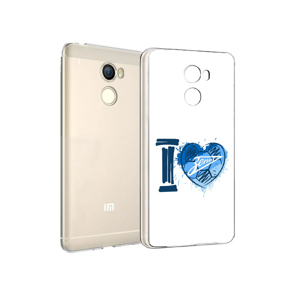 

Чехол MyPads Tocco для Xiaomi Redmi 4 ФК я люблю зенит (PT47306.287.186), Прозрачный, Tocco