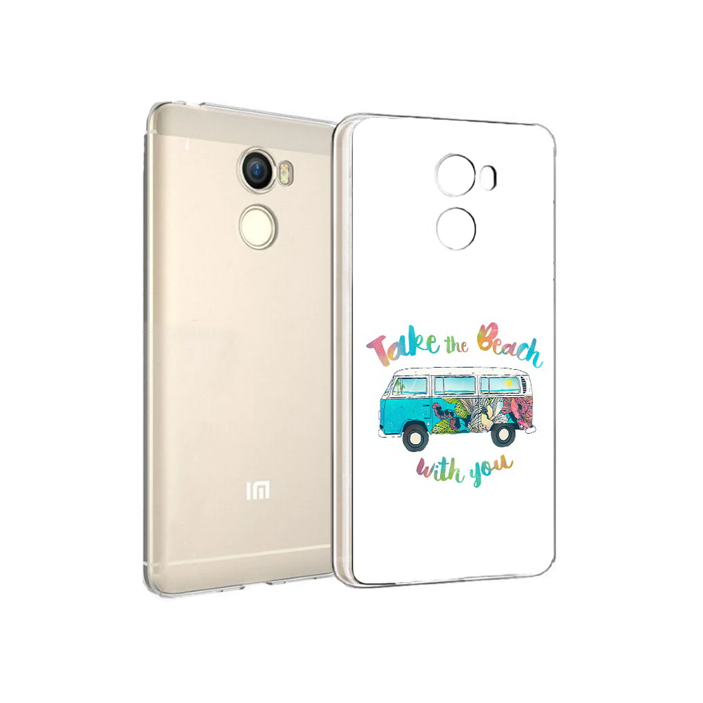 

Чехол MyPads Tocco для Xiaomi Redmi 4 Хиппи автобус (PT47306.287.190), Прозрачный, Tocco