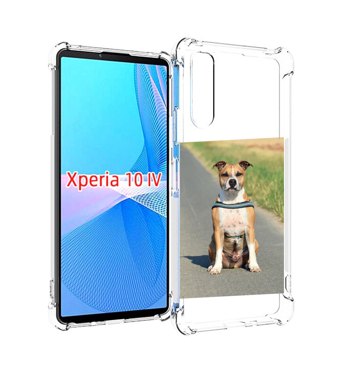 

Чехол MyPads стаффорд терьер для Sony Xperia 10 IV (10-4), Прозрачный, Tocco