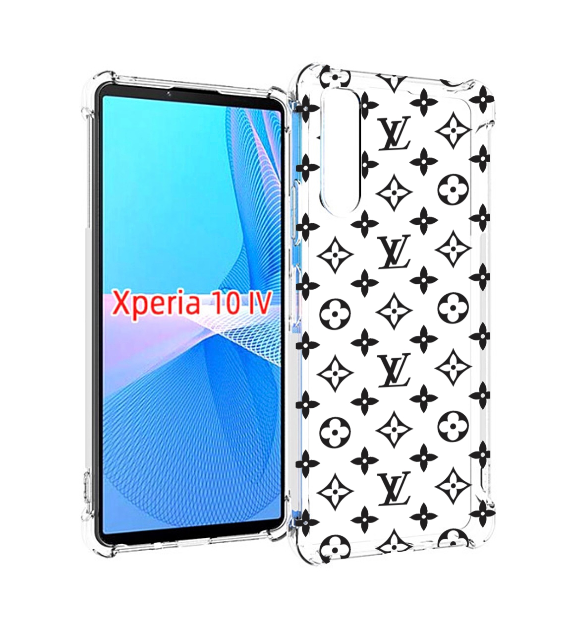

Чехол MyPads стильный-принт-на для Sony Xperia 10 IV (10-4), Прозрачный, Tocco