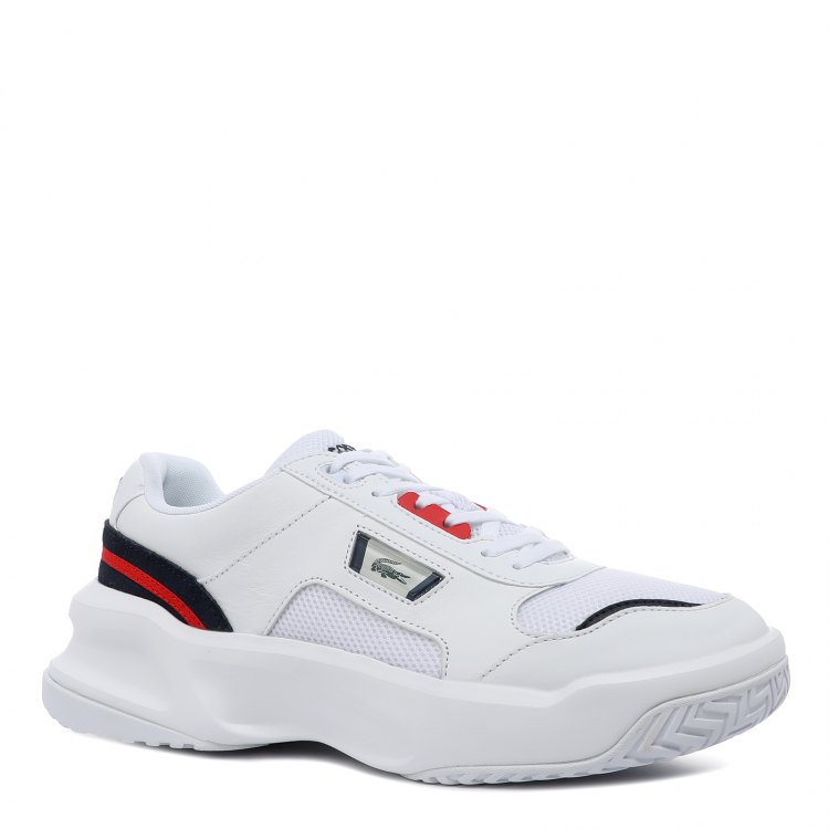 фото Кроссовки мужские lacoste sma0068 ace lift 0721 1 белые 8.5 uk