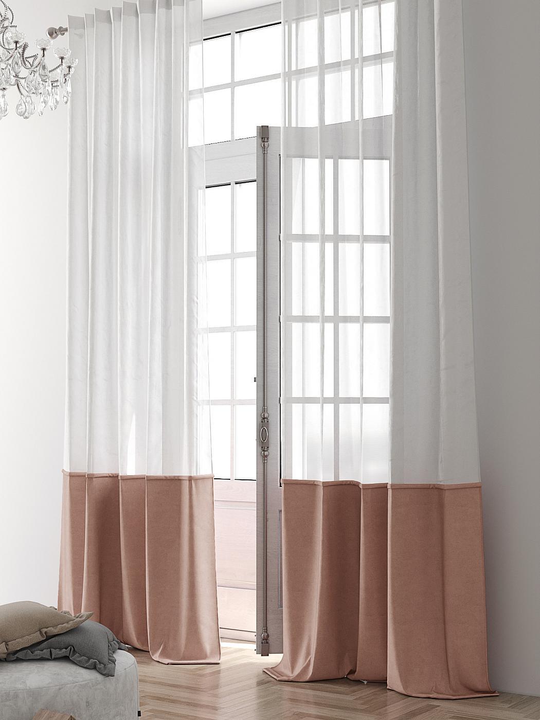

Тюль для комнаты AT HOME / 150х280 см / Марциан (розово-коралловый), 207072