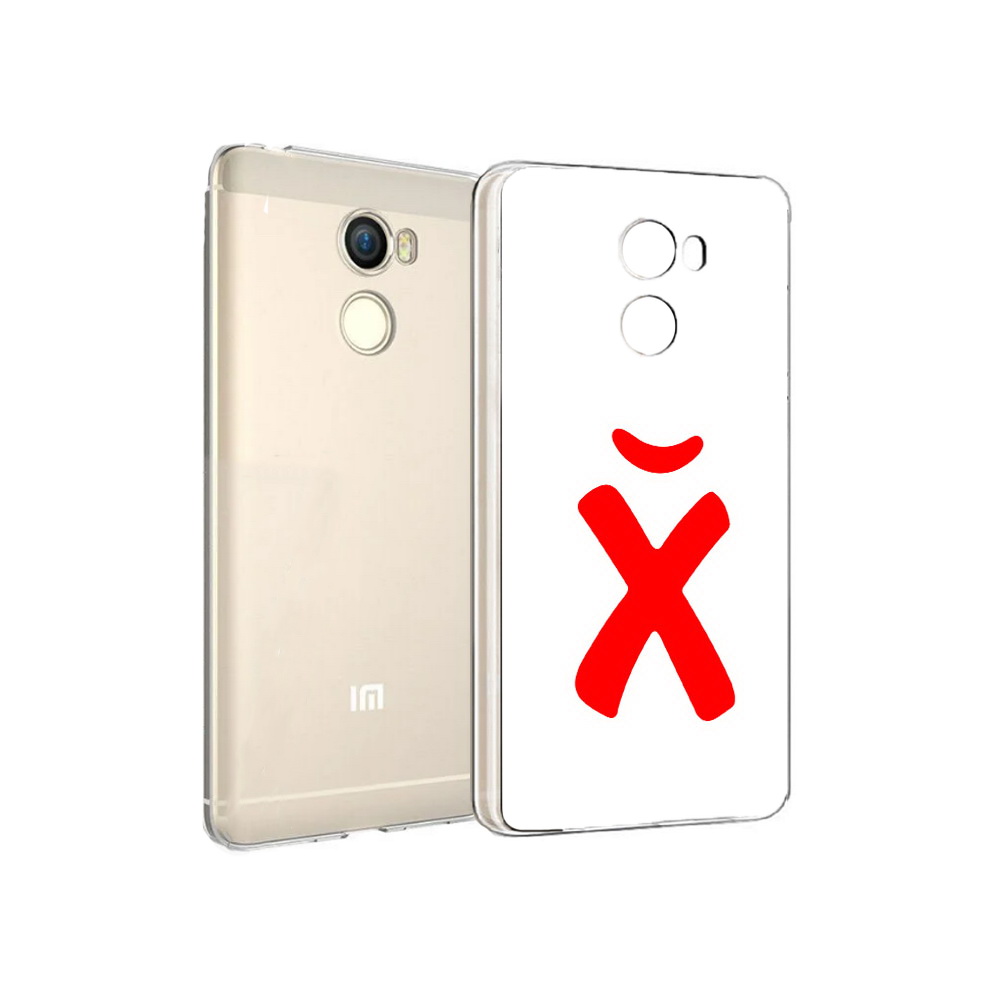 

Чехол MyPads Tocco для Xiaomi Redmi 4 абстракция буква х (PT47306.287.209), Прозрачный, Tocco