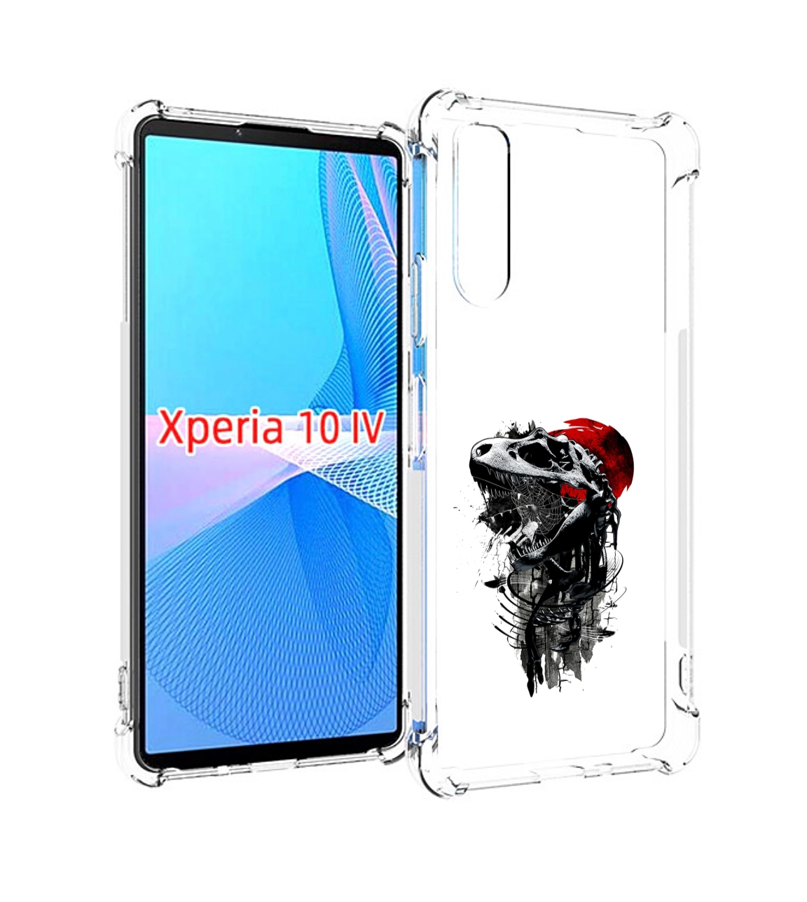 

Чехол MyPads вымерший динозавр для Sony Xperia 10 IV (10-4), Прозрачный, Tocco