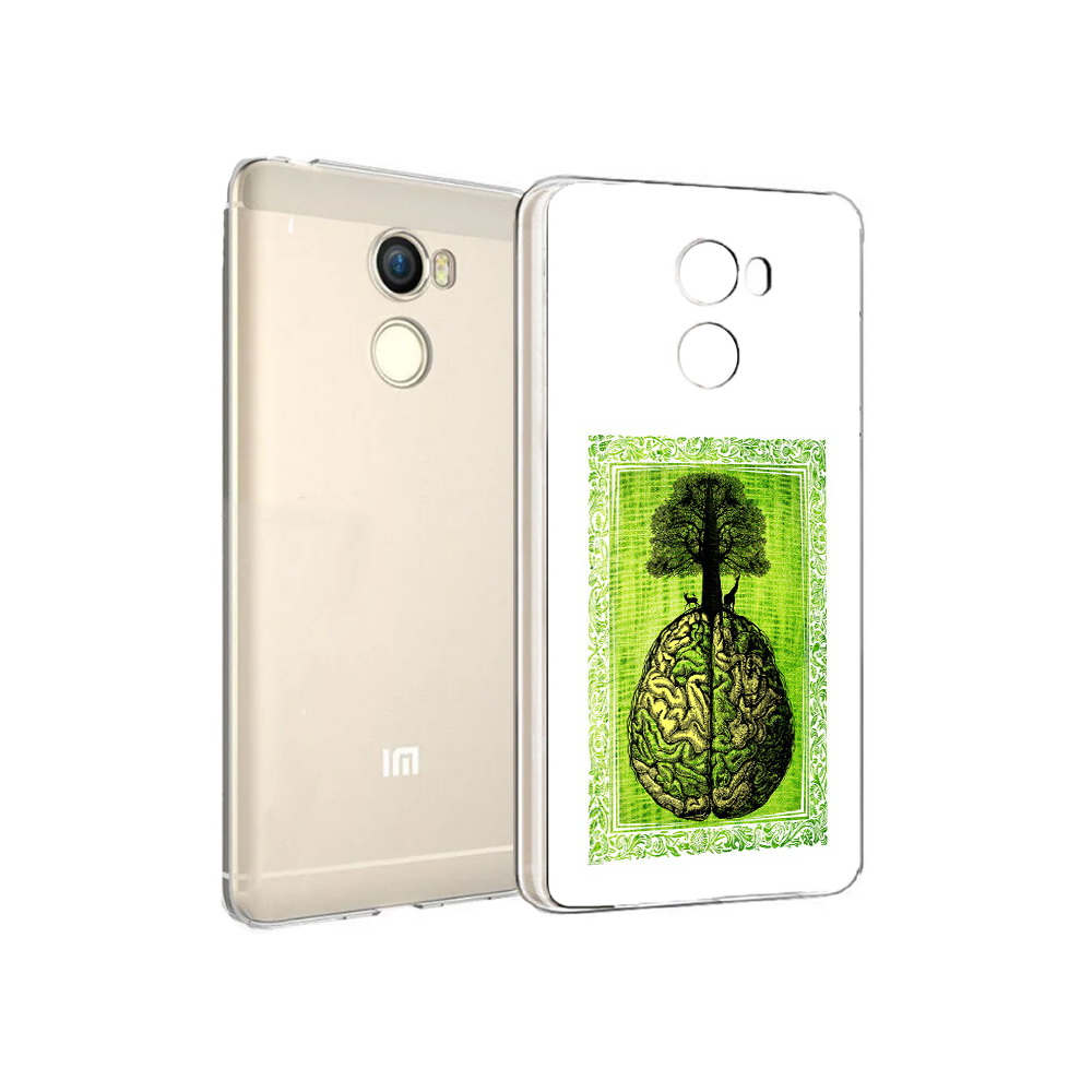 

Чехол MyPads Tocco для Xiaomi Redmi 4 абстракция здоровый мозг (PT47306.287.211), Прозрачный, Tocco