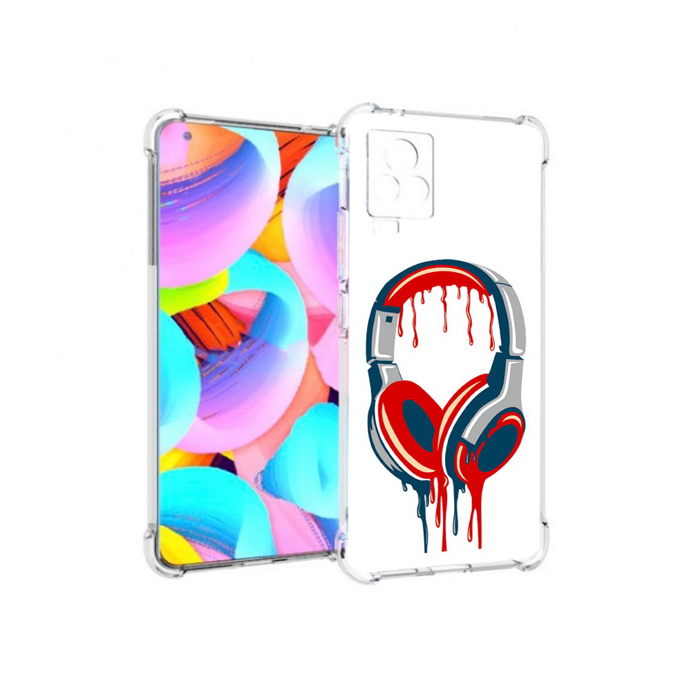 

Чехол MyPads Tocco для Vivo IQOO 7 не делай громко, Прозрачный, Tocco