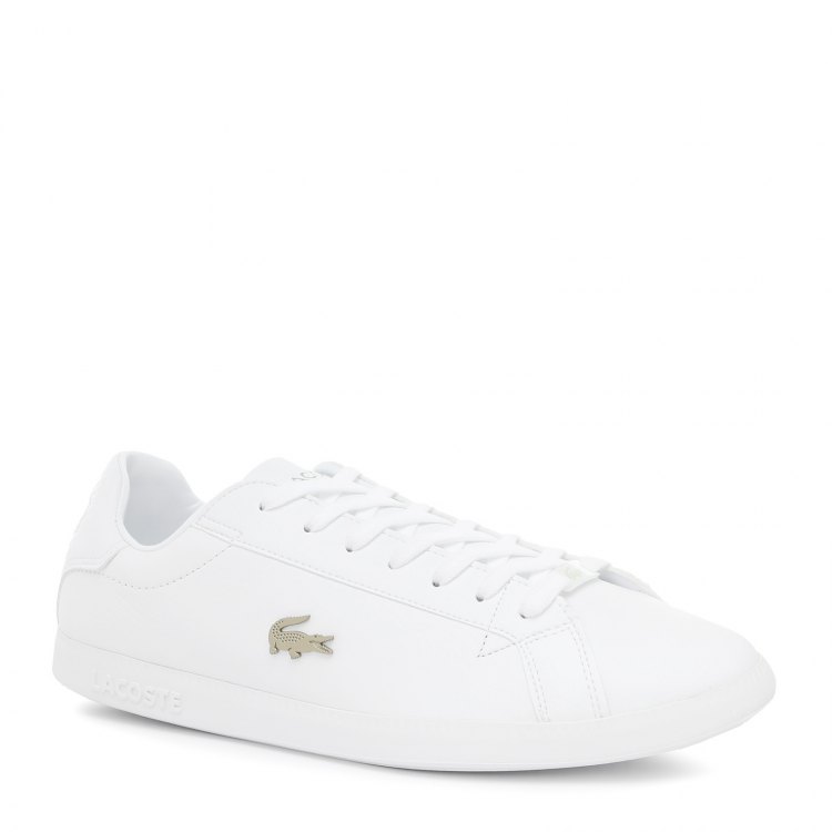 фото Кеды мужские lacoste sma0011 graduate 0721 1 белые 6.5 uk