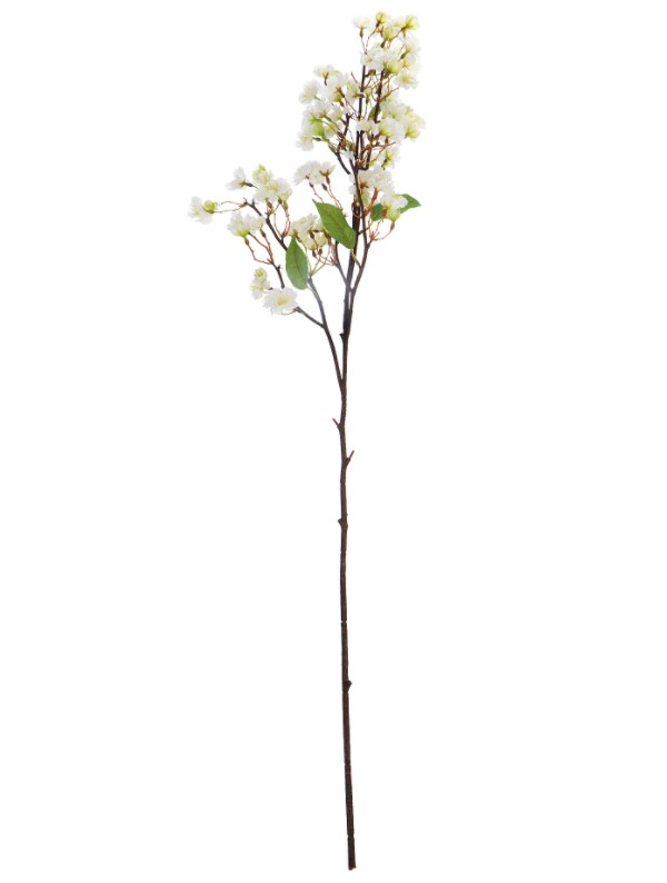 Ветка вишни белая КонЭко-о высота 105 40+65 см