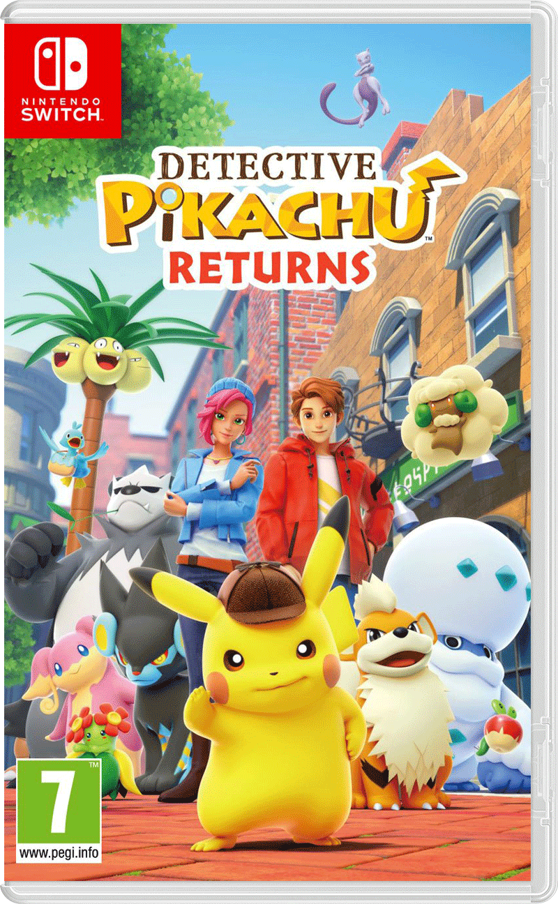 Игра Detective Pikachu Returns (Nintendo Switch, полностью на иностранном языке)