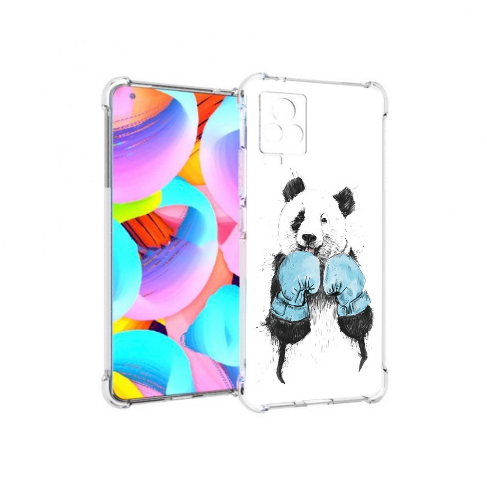

Чехол MyPads Tocco для Vivo IQOO 7 панда боксер, Прозрачный, Tocco