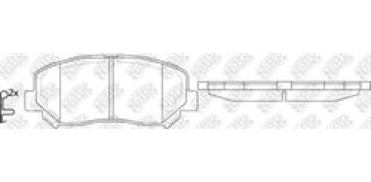 

Колодки тормозные Mando передние mpa16