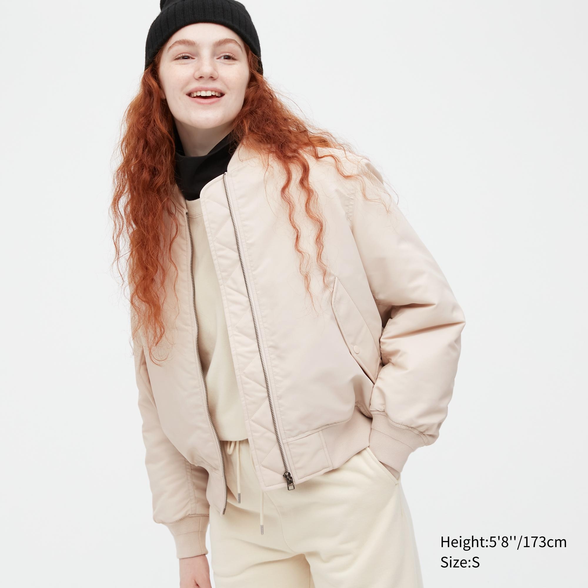 

Бомбер женский UNIQLO 453617COL01 белый S, 453617COL01