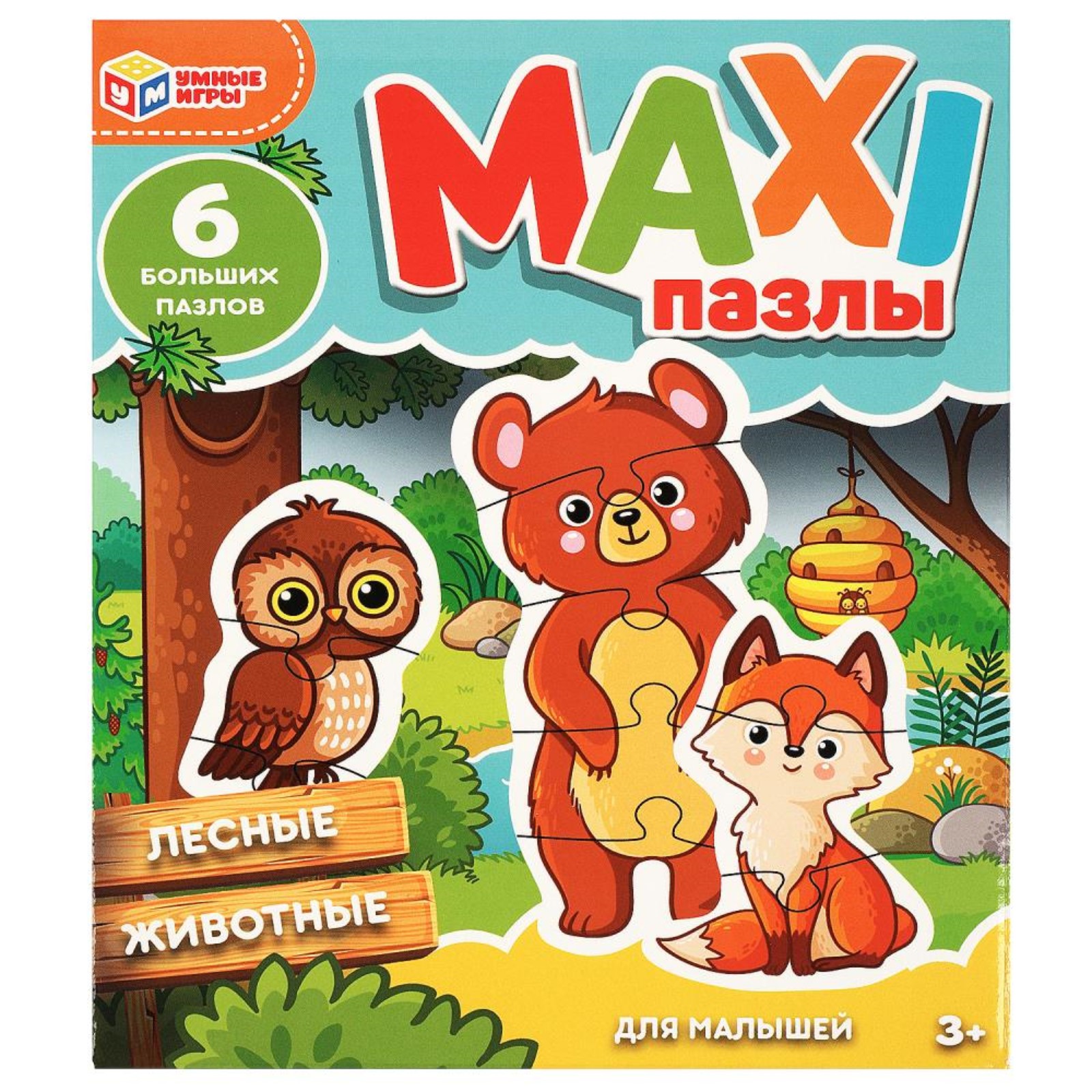 

Макси-пазлы Умные игры Лесные животные, Лесные животные