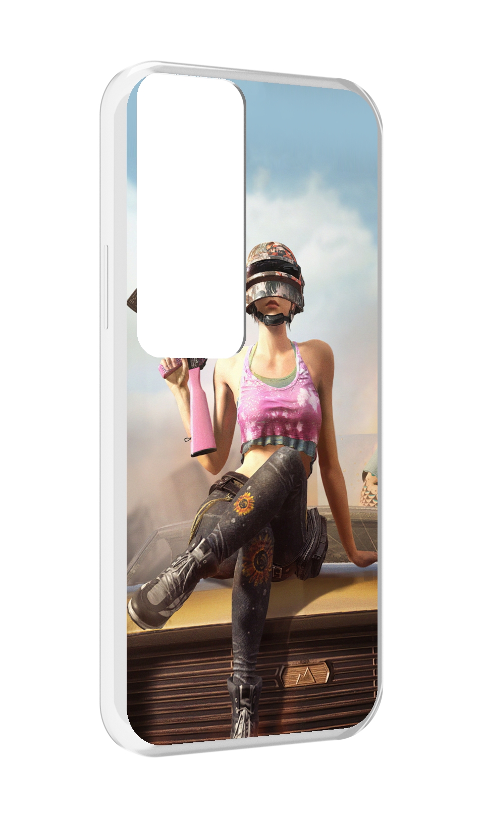 

Чехол MyPads девушка из PUBG для Tecno Pova Neo 2, Прозрачный, Tocco