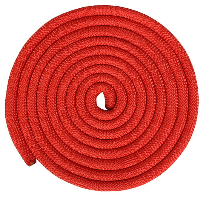 Скакалка для художественной гимнастики Грация&Спорт 2,5 м красный